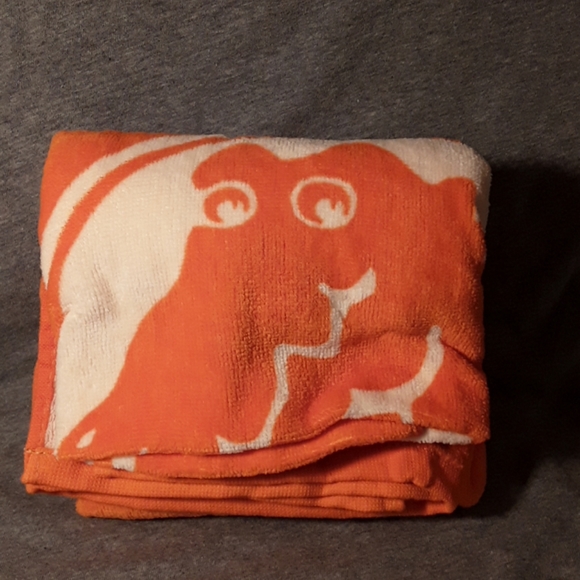 RARE retro Crocs Speaker Bag w/towel BLUE - Picture 2 of 3